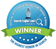 Search Engine Land Awards 2022 Winner Badge.