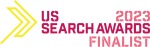 US Search Awards 2023 finalist logo