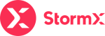 Stormx logo.