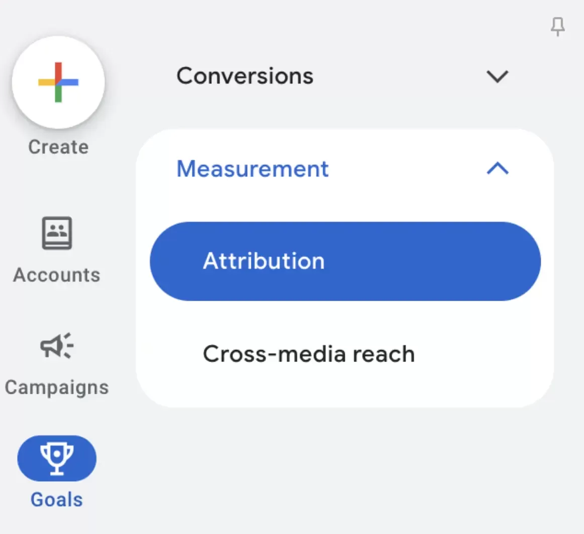 Attribution Dashboard in Google Ads