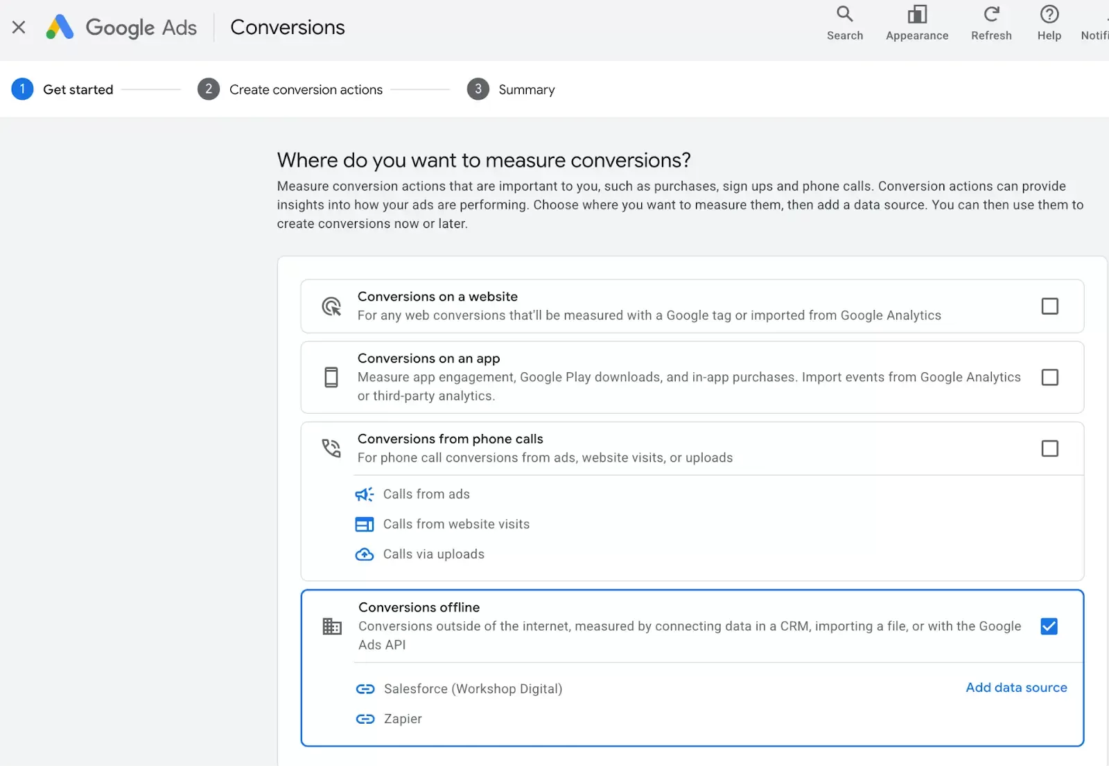 Google Ads Conversion Setting