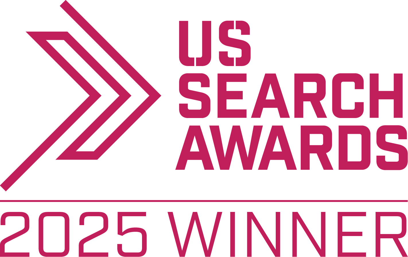 US Search Awards 2025 Winner badge.