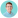 Portrait of Alex Murphy on a teal circle background.