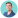 Portrait of Andrew Schuler on a teal circle background.