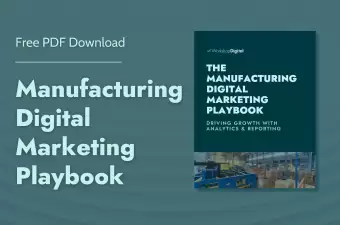 2025 Manufacturing Digital Marketing Playbook guide.