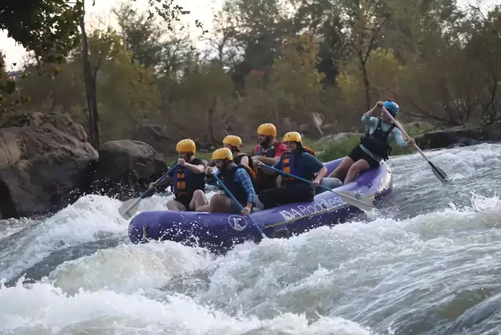 SEO team rafting trip