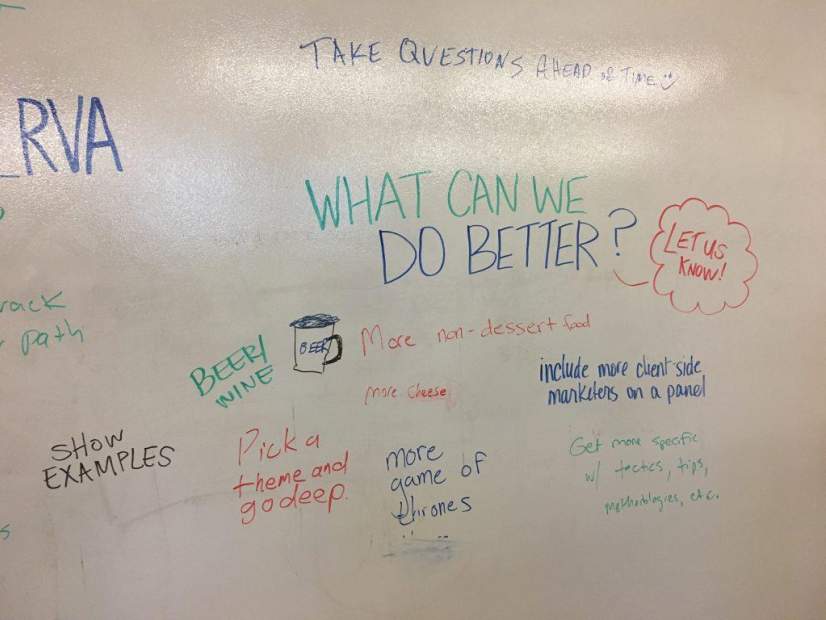 Workshop Digital - feedback wall