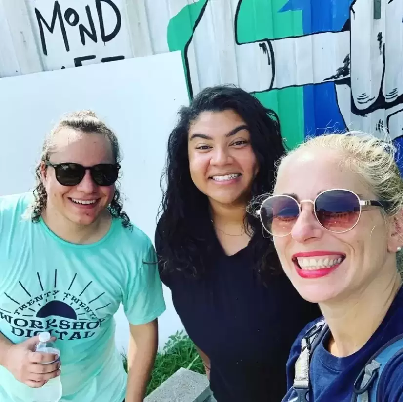 David, Moriah, and Eve spent their day framing, siding, and painting to help build homes for two deserving RVA families.