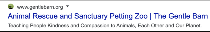 title tag screenshot