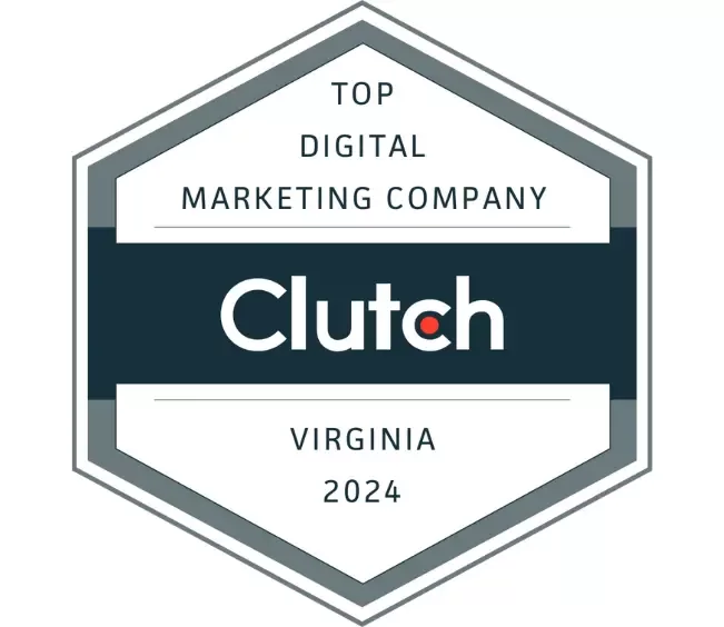 Clutch Top Digital Marketing Company - Virginia 2024 badge.