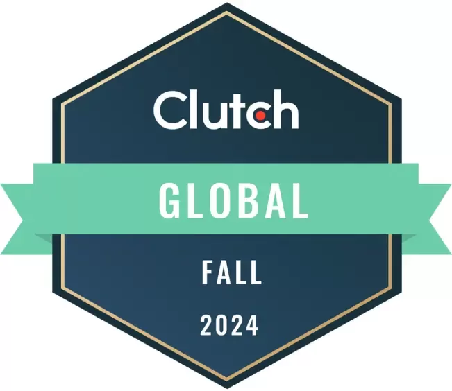 Clutch Global Fall 2024 badge.