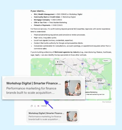 ChatGPT Ads Example