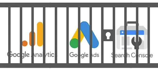 Google Analytics, Google Ads, and Google Search Console that is gated