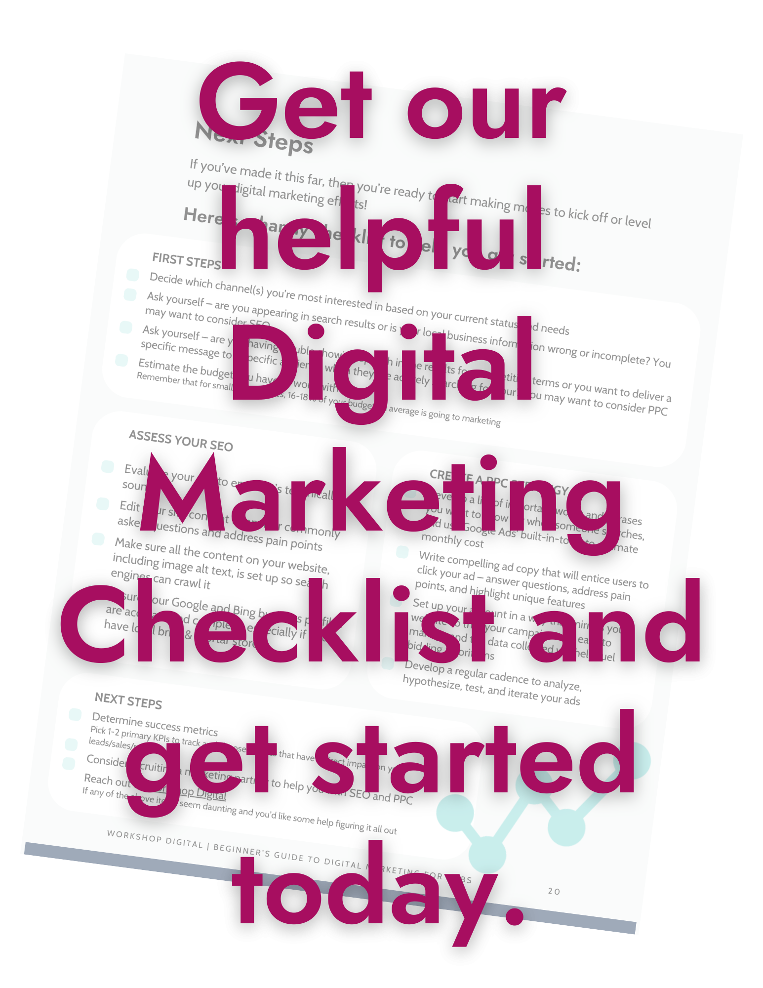 Beginner's Guide to Digital Marketing checklist image