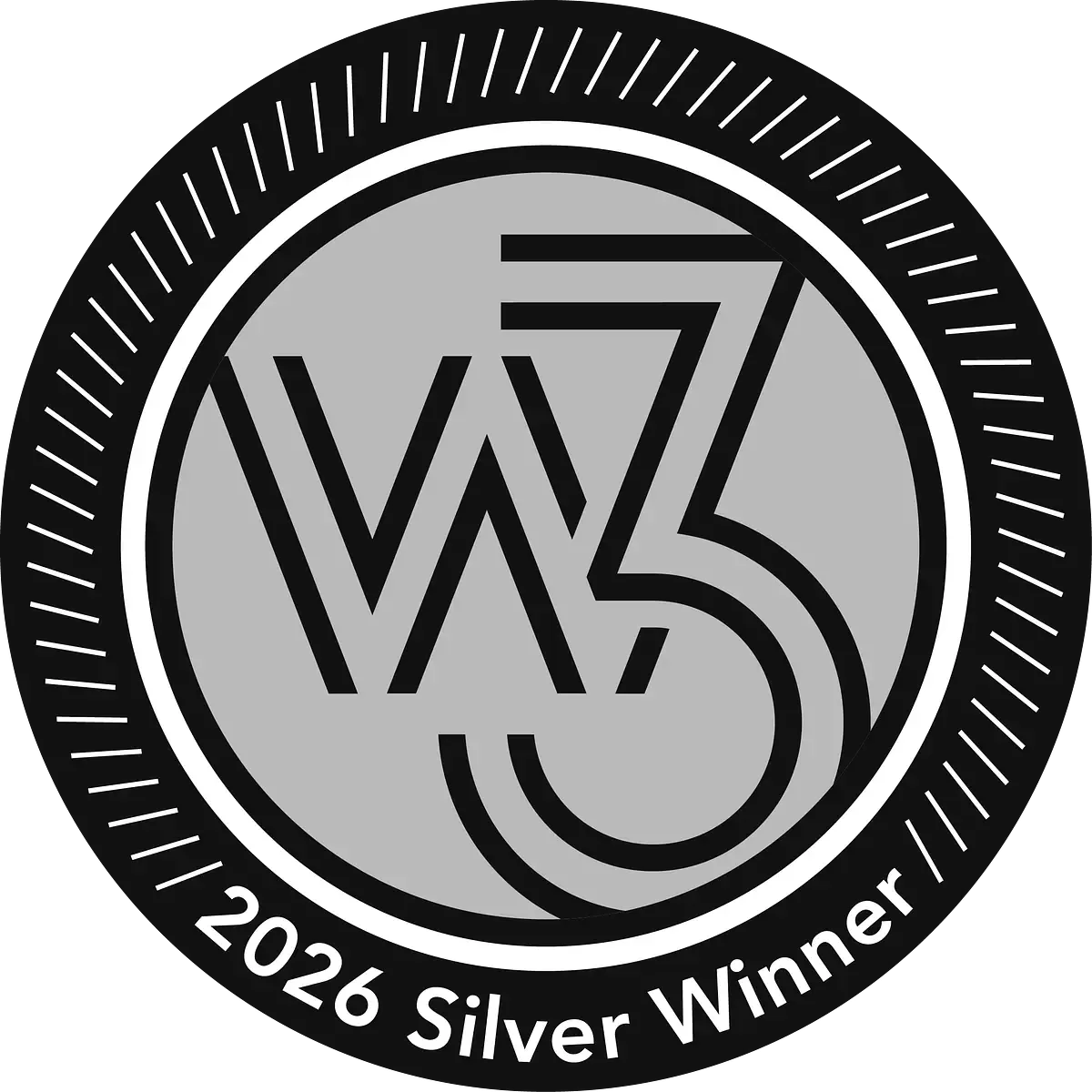 W3 Awards 2026 Silver Winner badge.